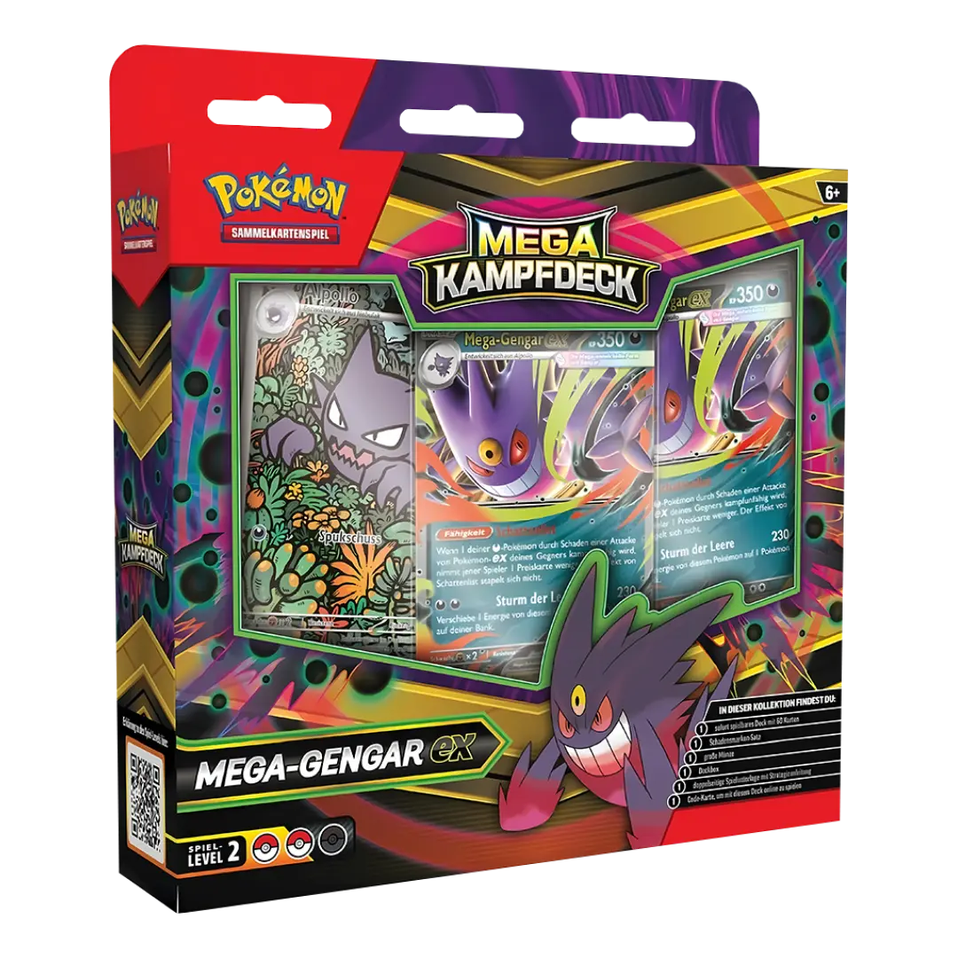 Pokémon TCG: Mega Diancie Ex/Mega Gengar Ex - Mega Kampfdeck (DE)