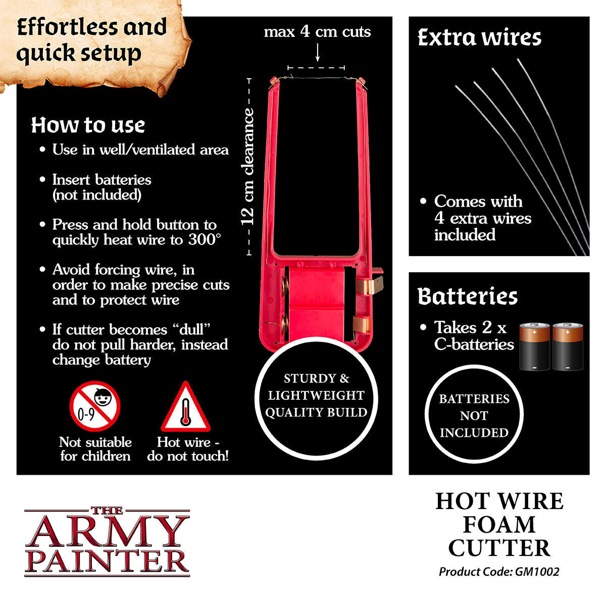GameMaster - Hot Wire Foam Cutter
