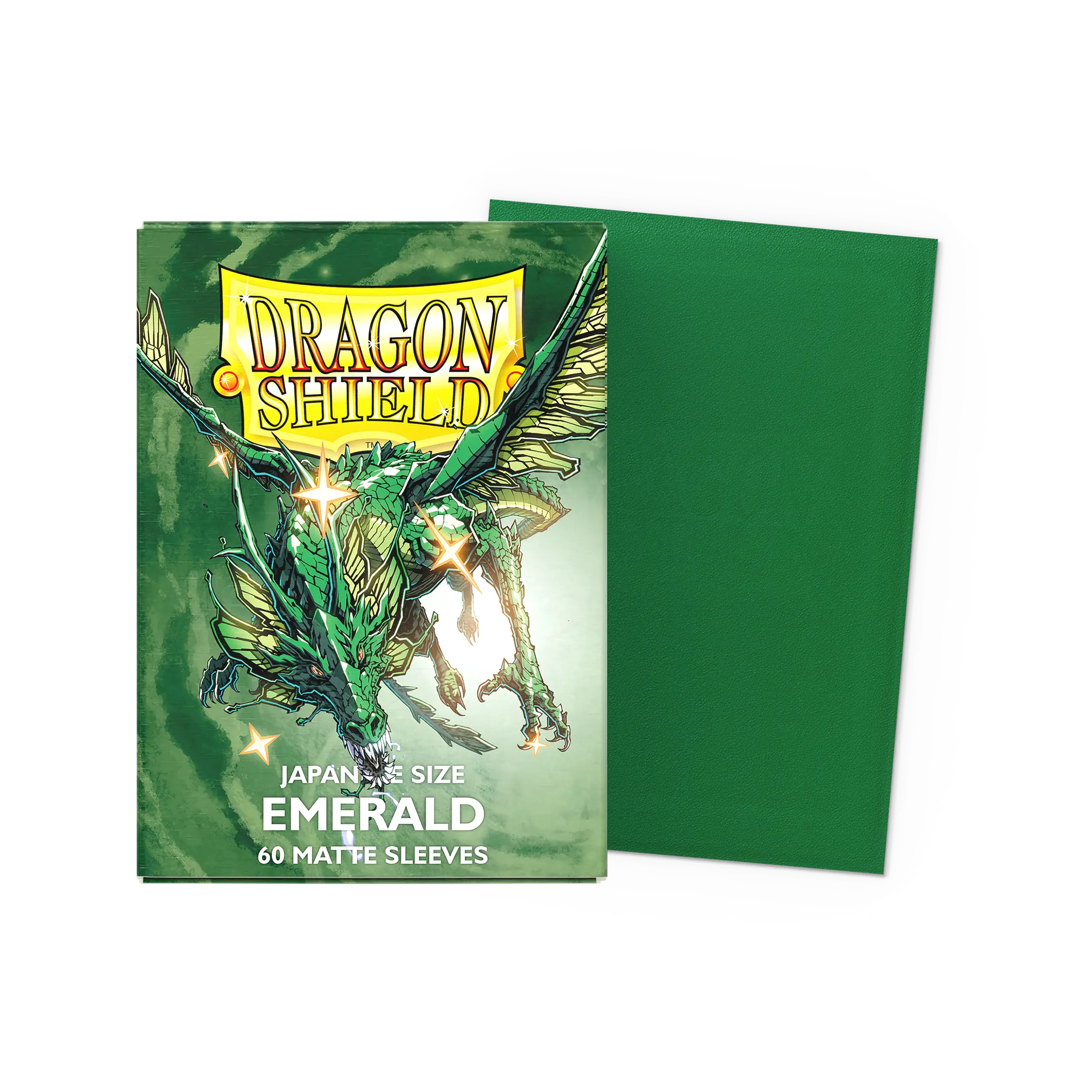 Dragon Shield: Emerald - Matte Sleeves - Japanese Size
