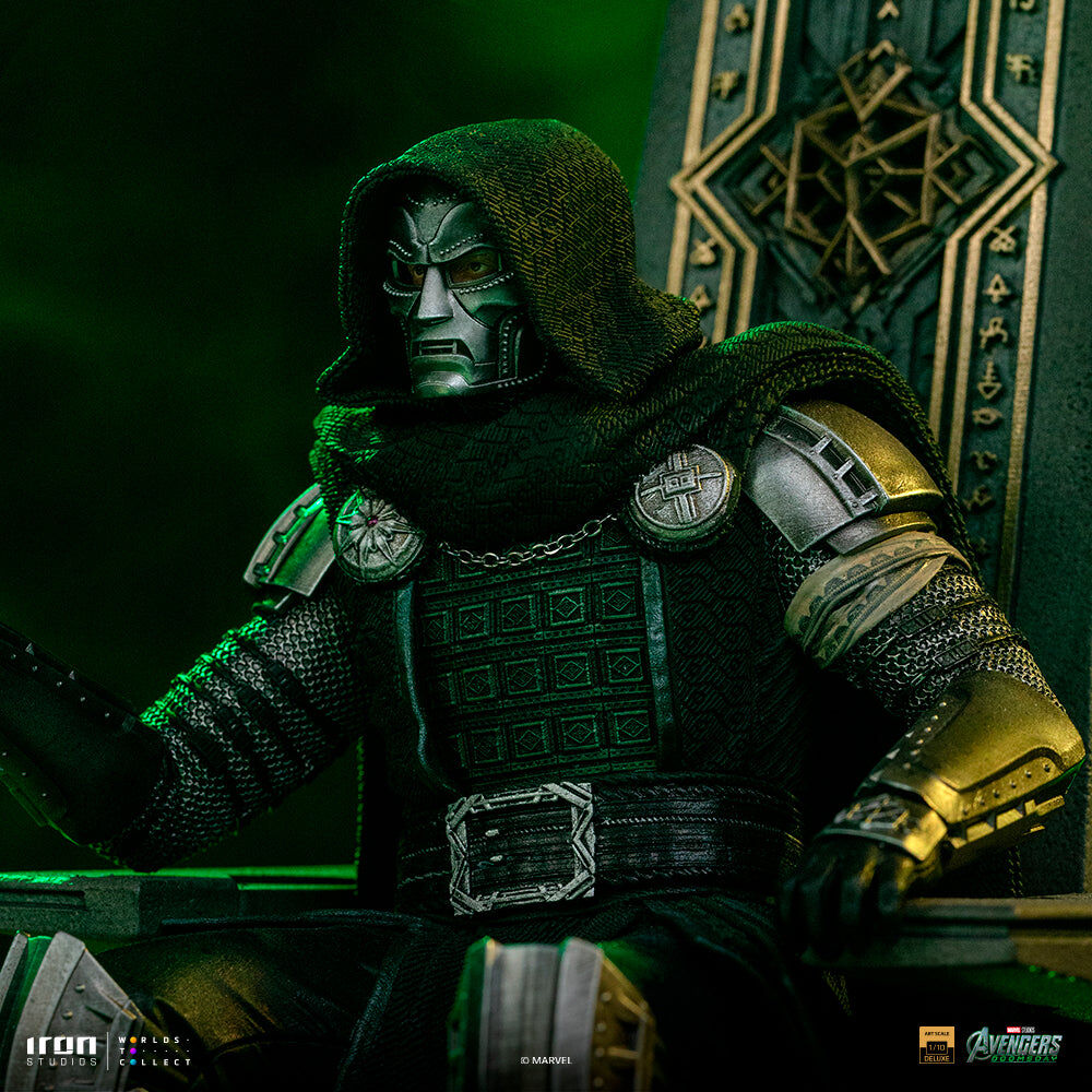 Iron Studios | Doctor Doom on Throne | Avengers: Doomsday - Deluxe Art Scale 1/10