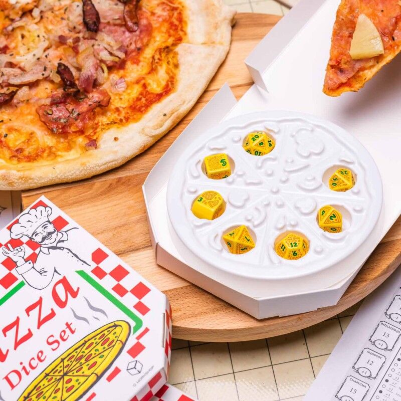 Q Workshop | Margherita | Pizza Dice Set