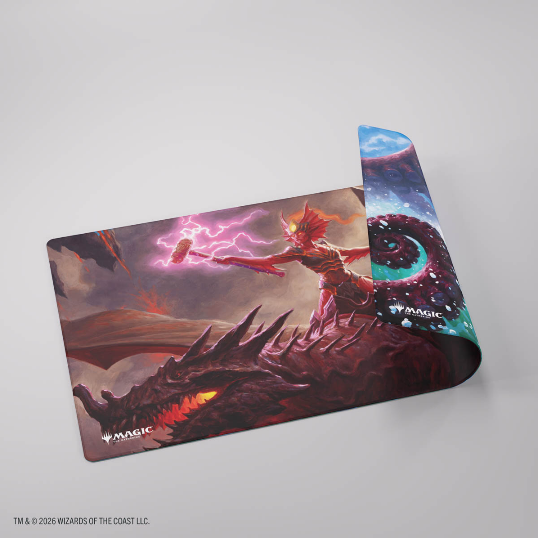 Gamegenic | MTG: Reality Fracture - Kiora of Salt and Sand/Kiora of Fire and Ashes | double-sided Playmat