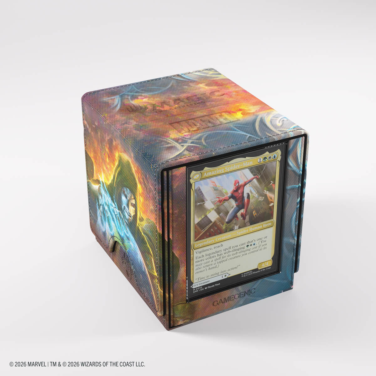 Gamegenic | Marvel Super Heroes - Doom Reigns Supreme / Loki Laufeyson | Deckbox Sidekick PRO 100+ XL