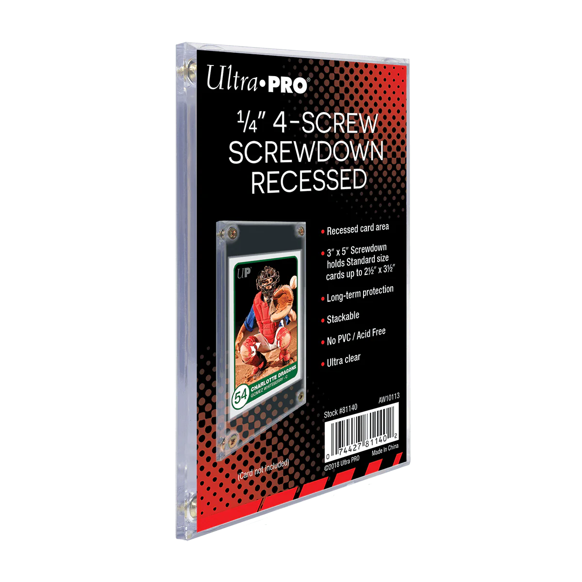 Ultra Pro: Screwdown Recessed Holder - 1/4"