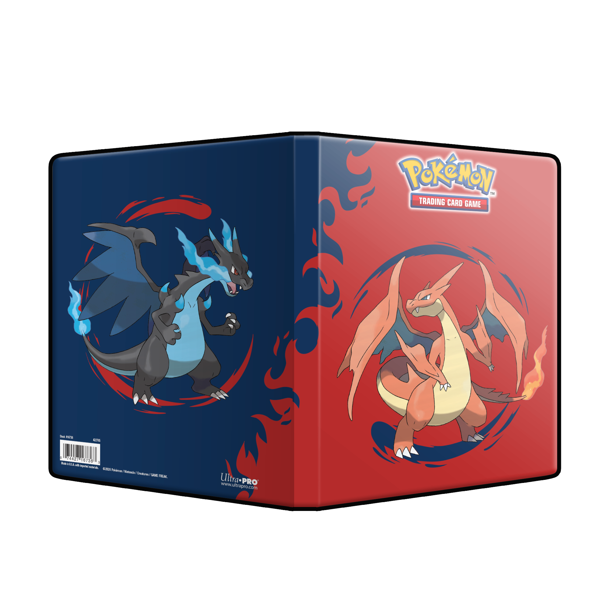 *Ultra Pro: Mega Charizard X and Mega Charizard Y - 4-Pocket Portfolio für Pokémon TCG