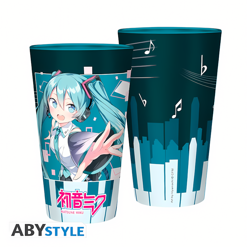 Hatsune Miku | Musical City | Large Glass (400ml)