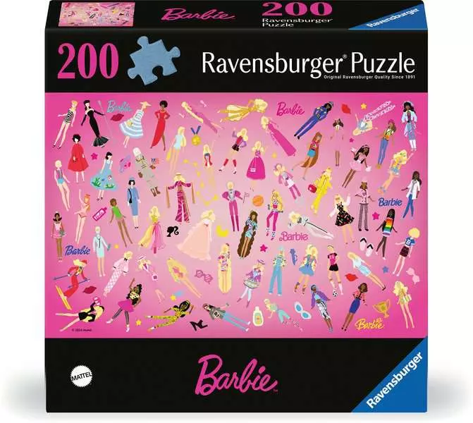 Ravensburger | Barbie Inspirierende Mädchen seit 1959 | 200 Teile Puzzle