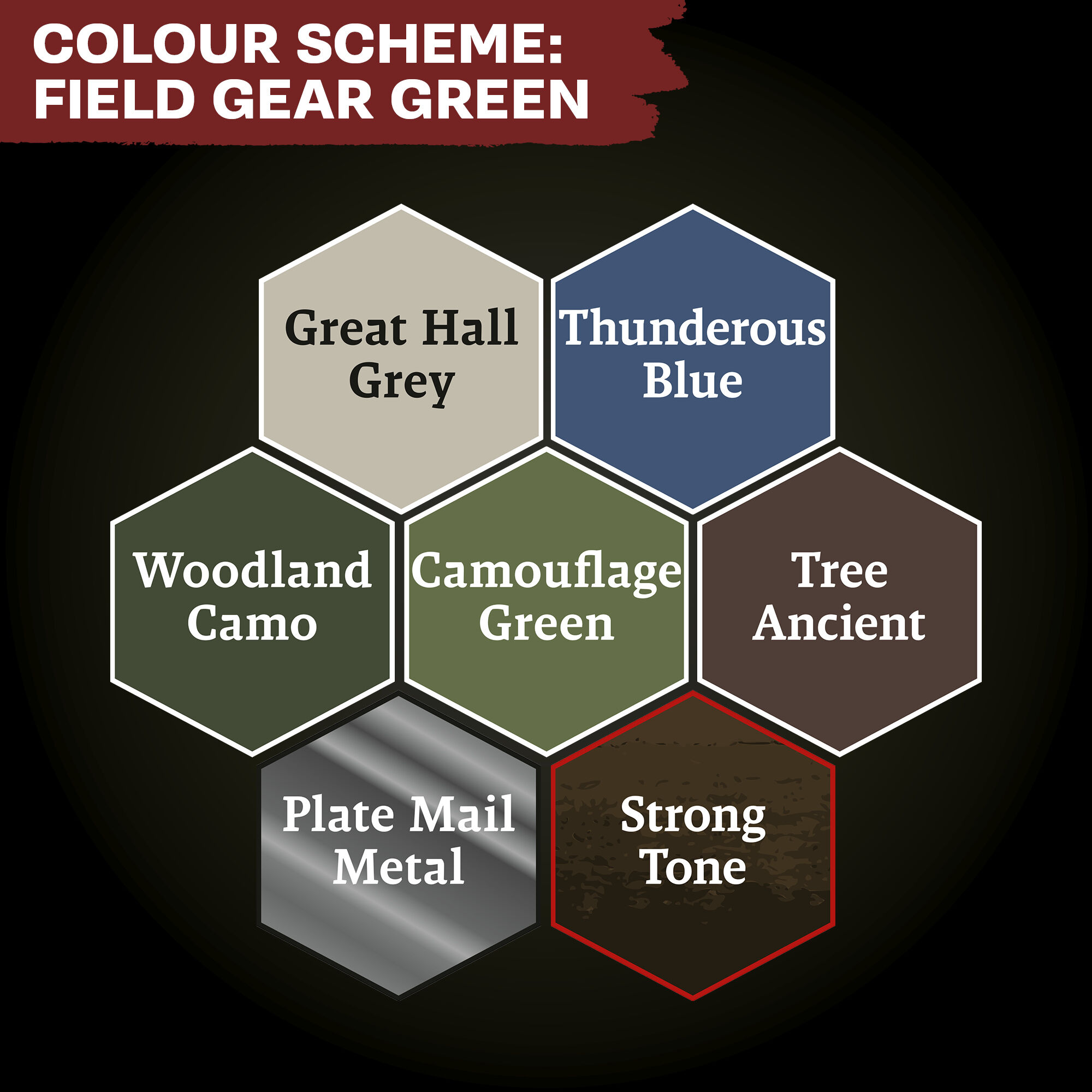 The Army Painter | Field Gear Green | Combat Se7ens: Army Paint Set