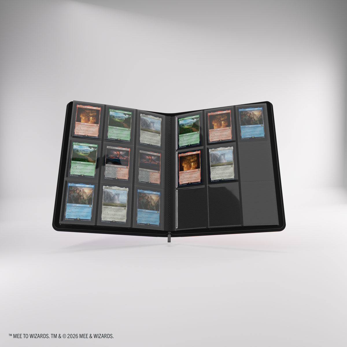 Gamegenic | MTG: The Hobbit - Gollum, Riddle Master / The Lonely Mountain | Zip-Up Album 18-Pocket
