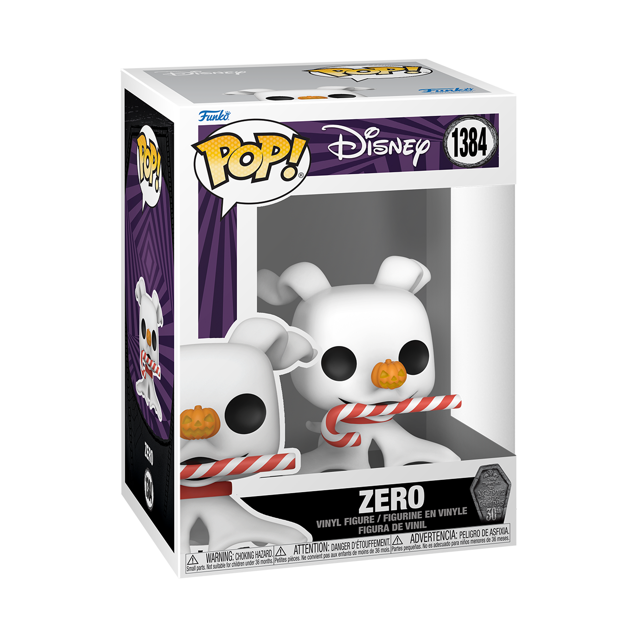 POP! Disney: Zero with Candy Cane (30th Anniversary) - The Nightmare ...