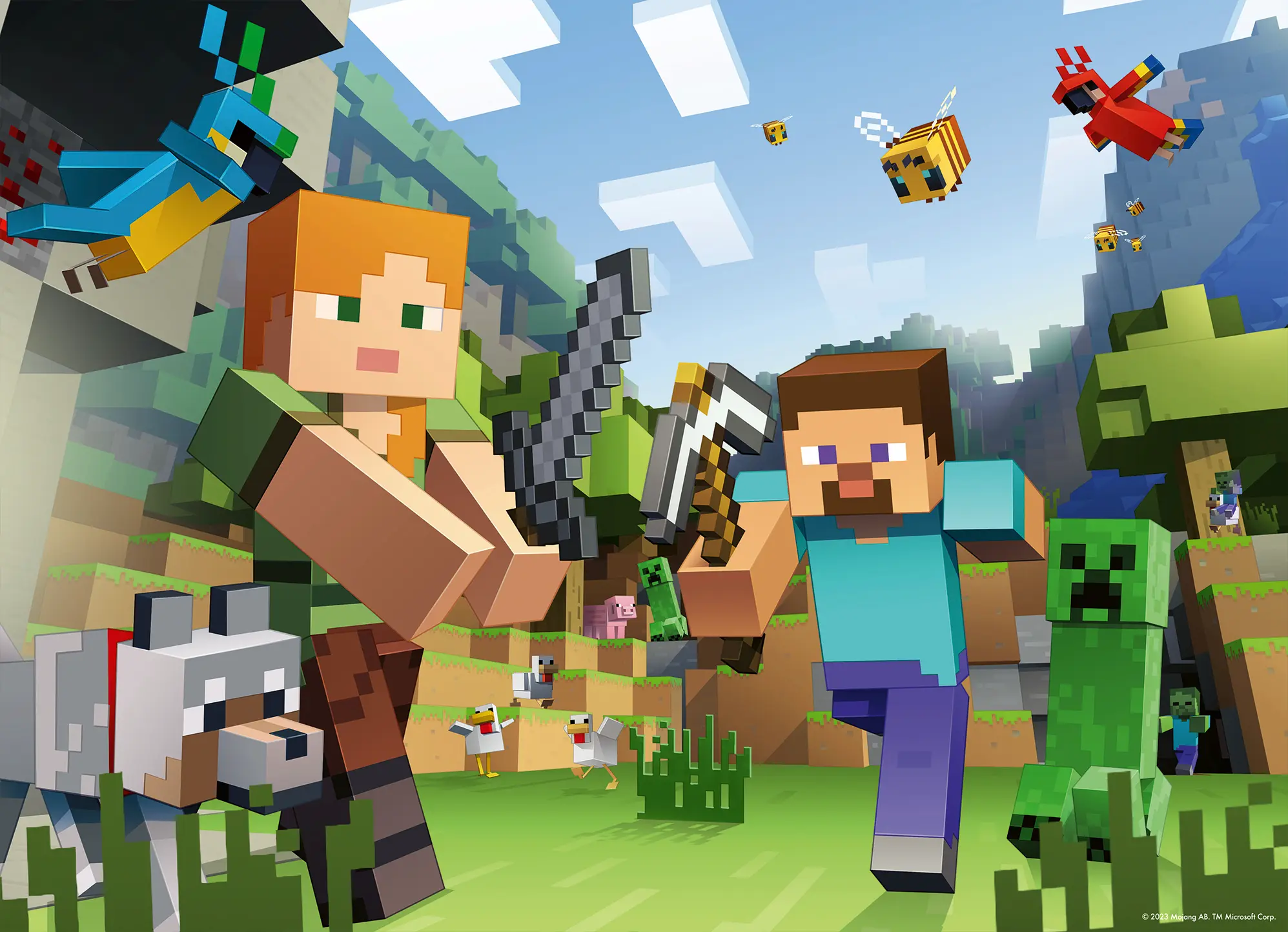 Ravensburger | Minecraft Bumper Puzzle Pack | Puzzle