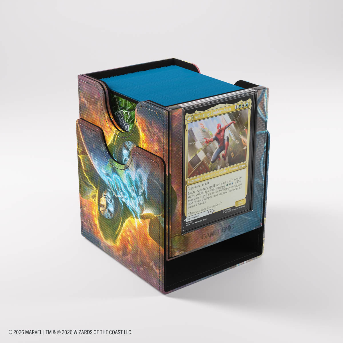 Gamegenic | Marvel Super Heroes - Doom Reigns Supreme / Loki Laufeyson | Deckbox Sidekick PRO 100+ XL