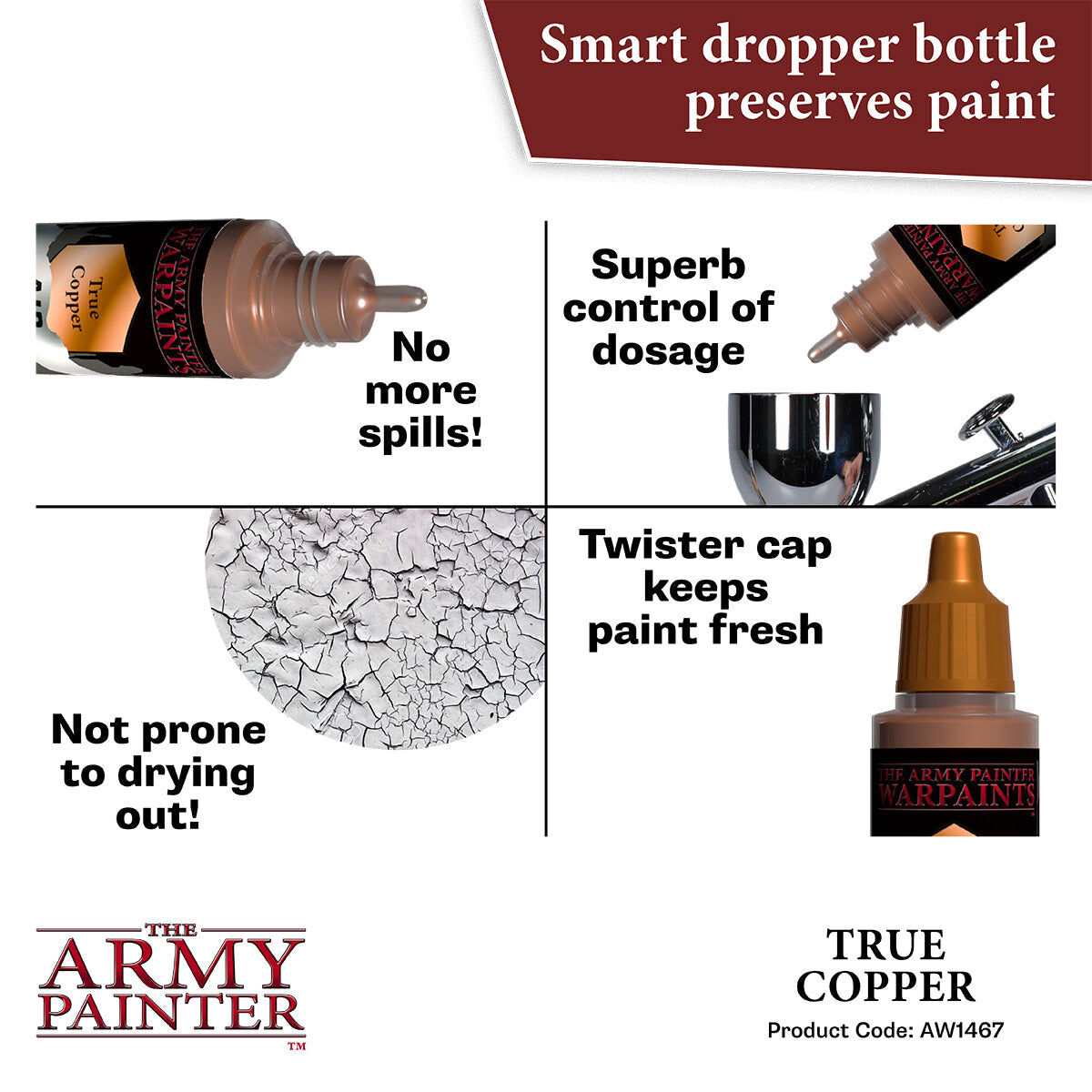 The Army Painter - True Copper - Warpaints Air Metallics