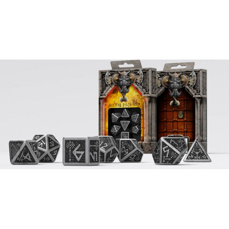 Q Workshop | Metal | Dwarven Dice Set