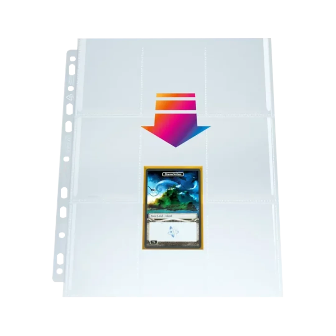 Gamegenic - Ultrasonic Toploading 9-Pocket Pages Display (50) | 100808