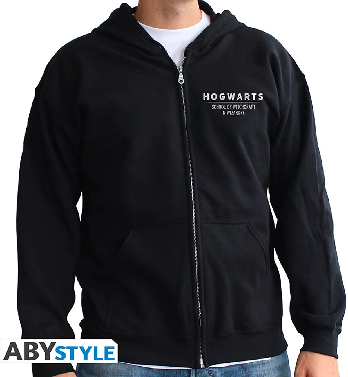 Abysse: Harry Potter - Zipped Hoodie Herren (L) - Hogwarts