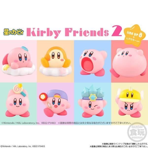 Bandai | Kirby Friends Wave 2 (5cm) (8 Figuren Display) | Kirby