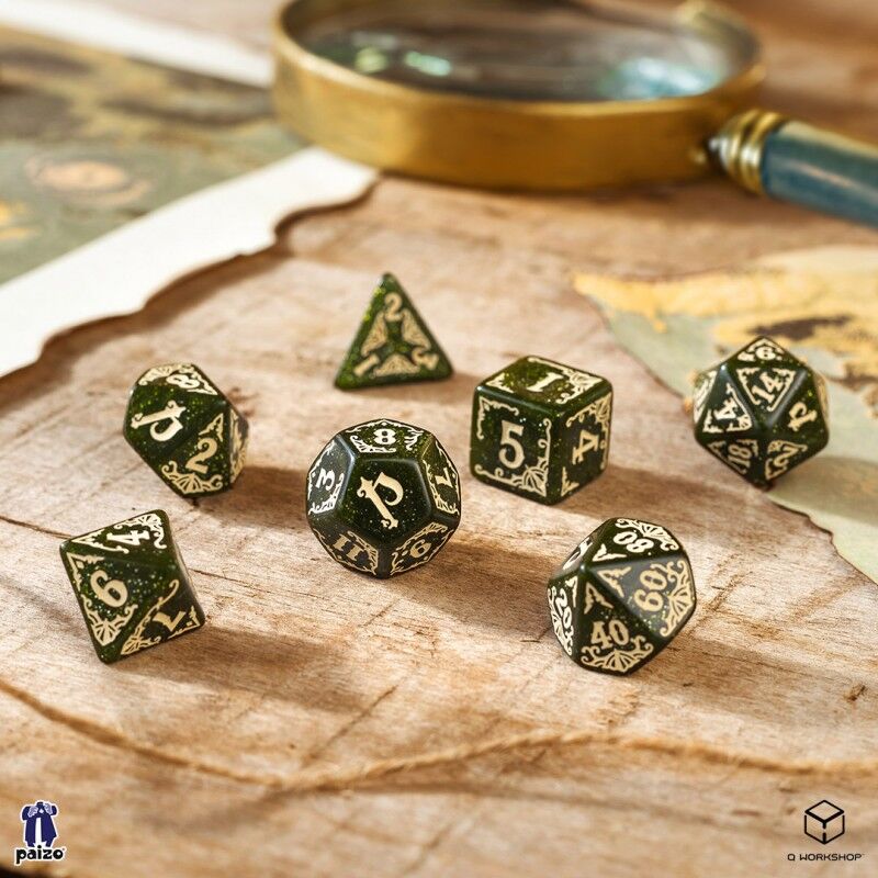Q Workshop | Arcadia | Pathfinder Dice Set