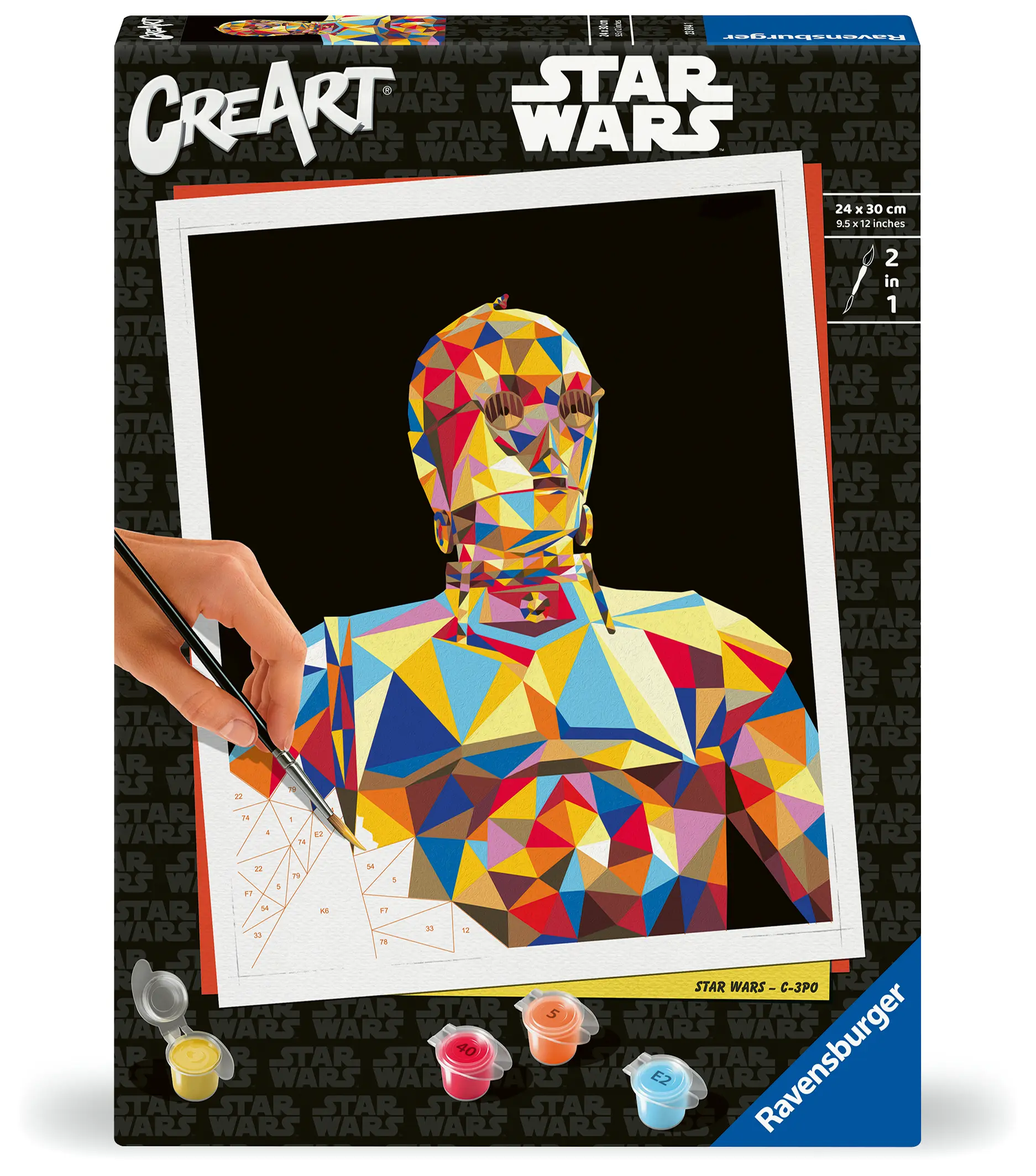 Ravensburger | Star Wars C-3PO | CreArt Malen nach Zahlen