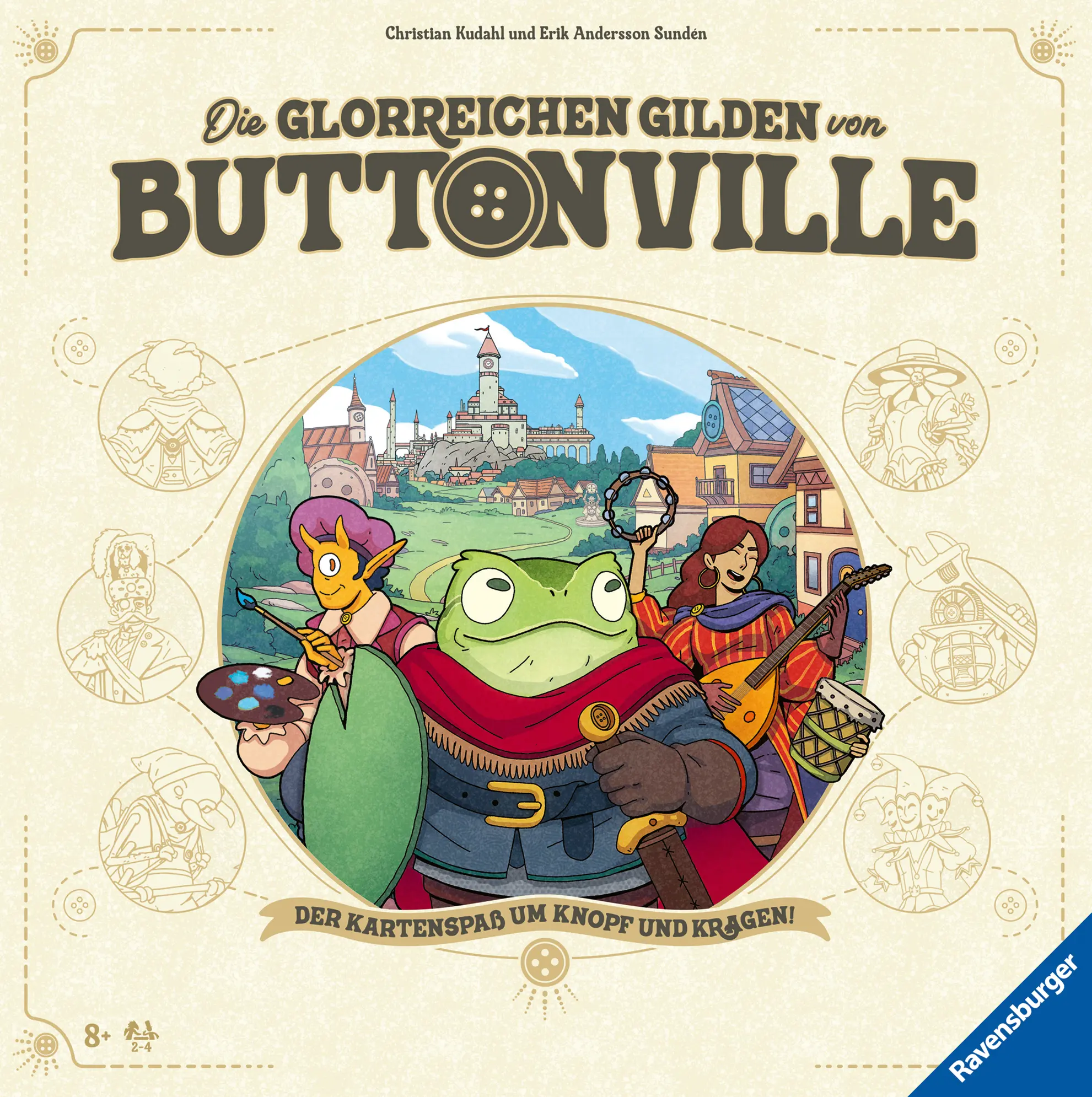 Ravensburger | Die glorreichen Gilden von Buttonville | Gesellschaftsspiel