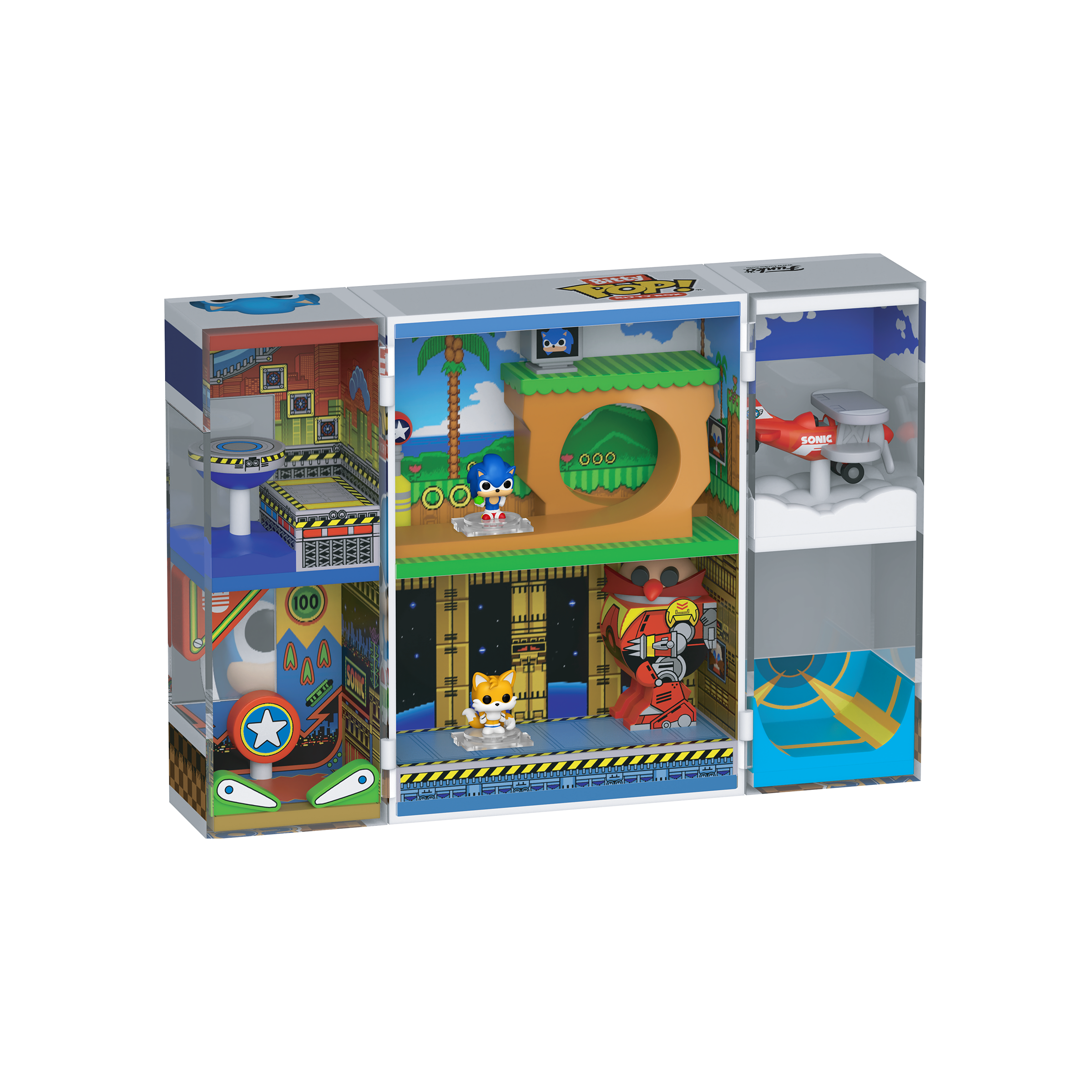 Bitty Boxes | Sonic 2 Diorama Set | Sonic The Hedgehog