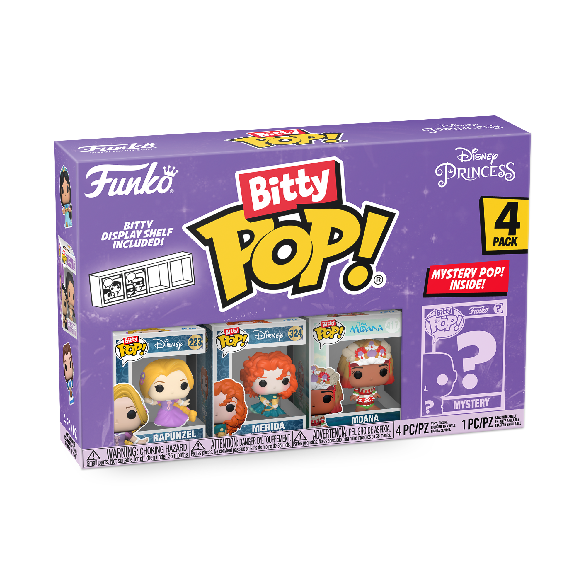 Bitty POP!: Rapunzel 4-Pack Series 4 - Disney Princess