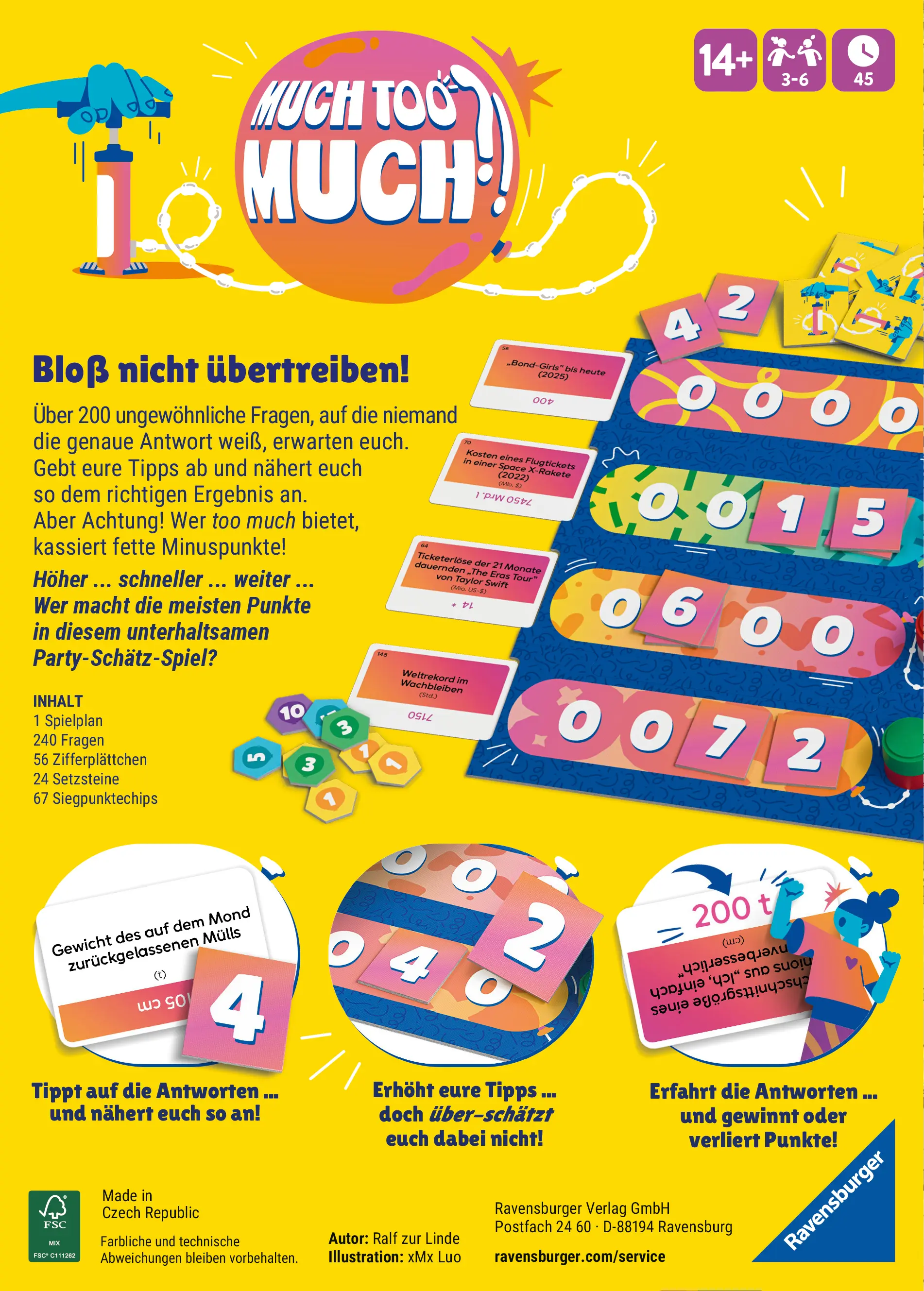 Ravensburger | Much too much?! | Partyspiel