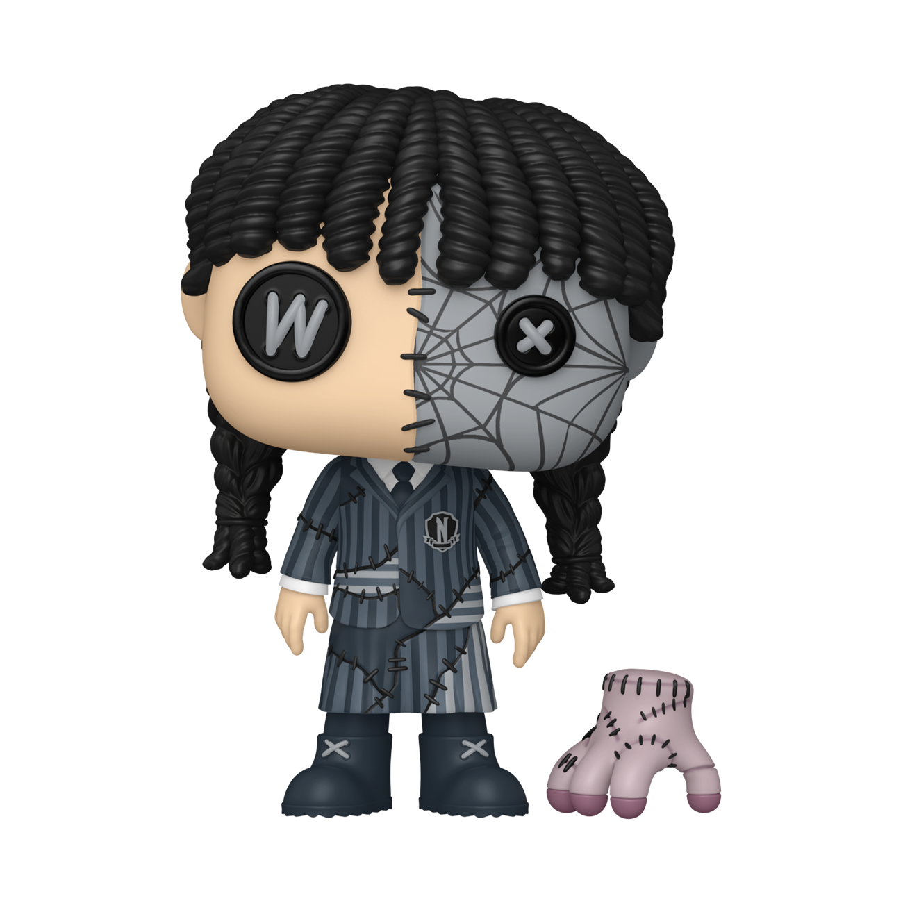 Pop! Vinyl | Wednesday Addams (Patchwork) with Thing | Wednesday TV Show