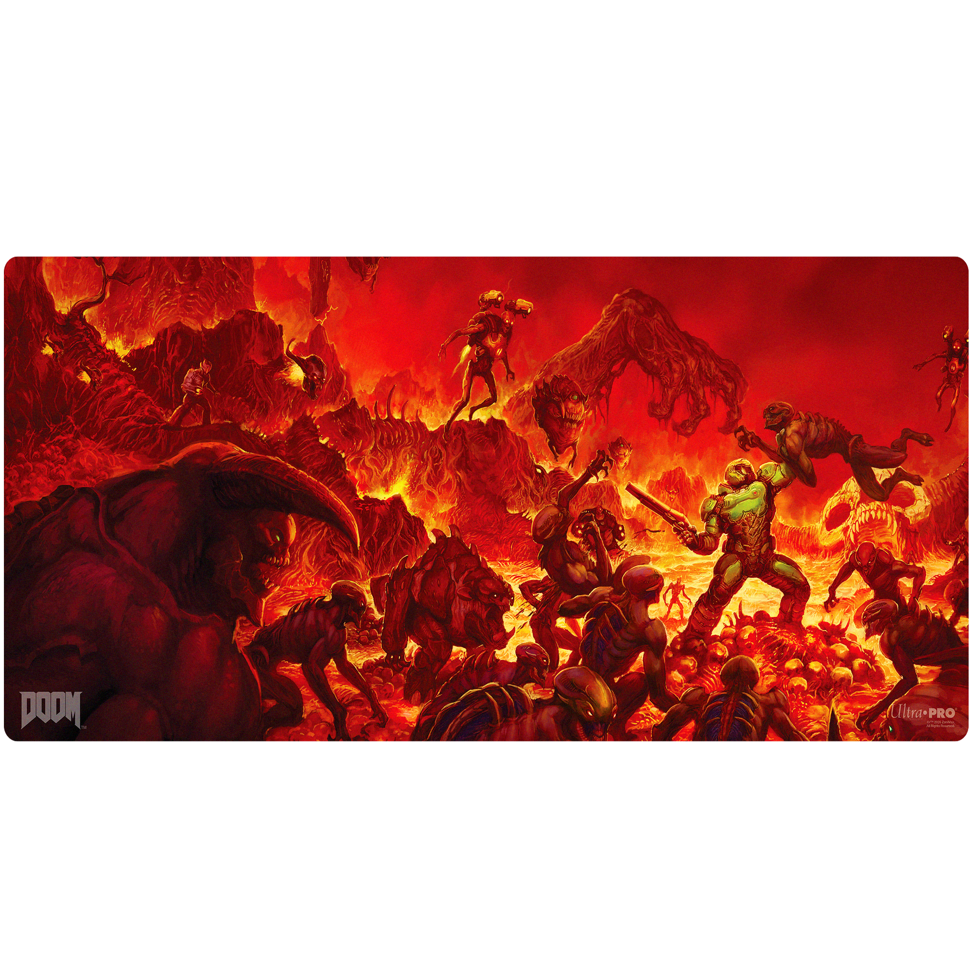 Ultra Pro | DOOM - Creatures of Hell | Extended Playmat