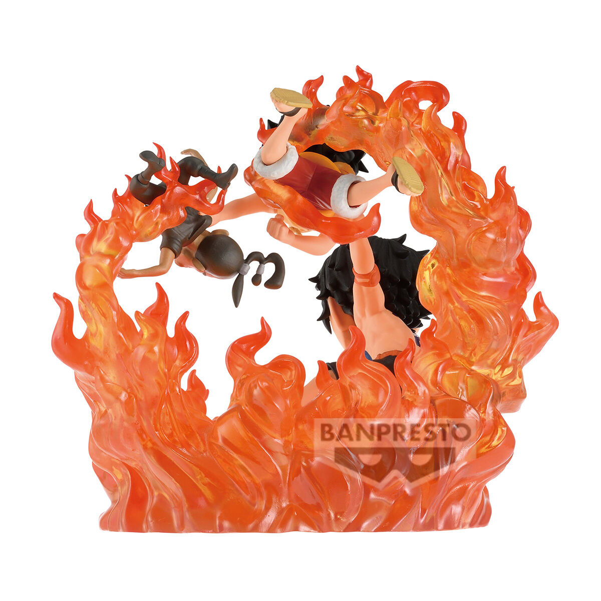 Banpresto | Portgas D Ace & Monkey D Luffy World Collectable Figure (10cm) | One Piece