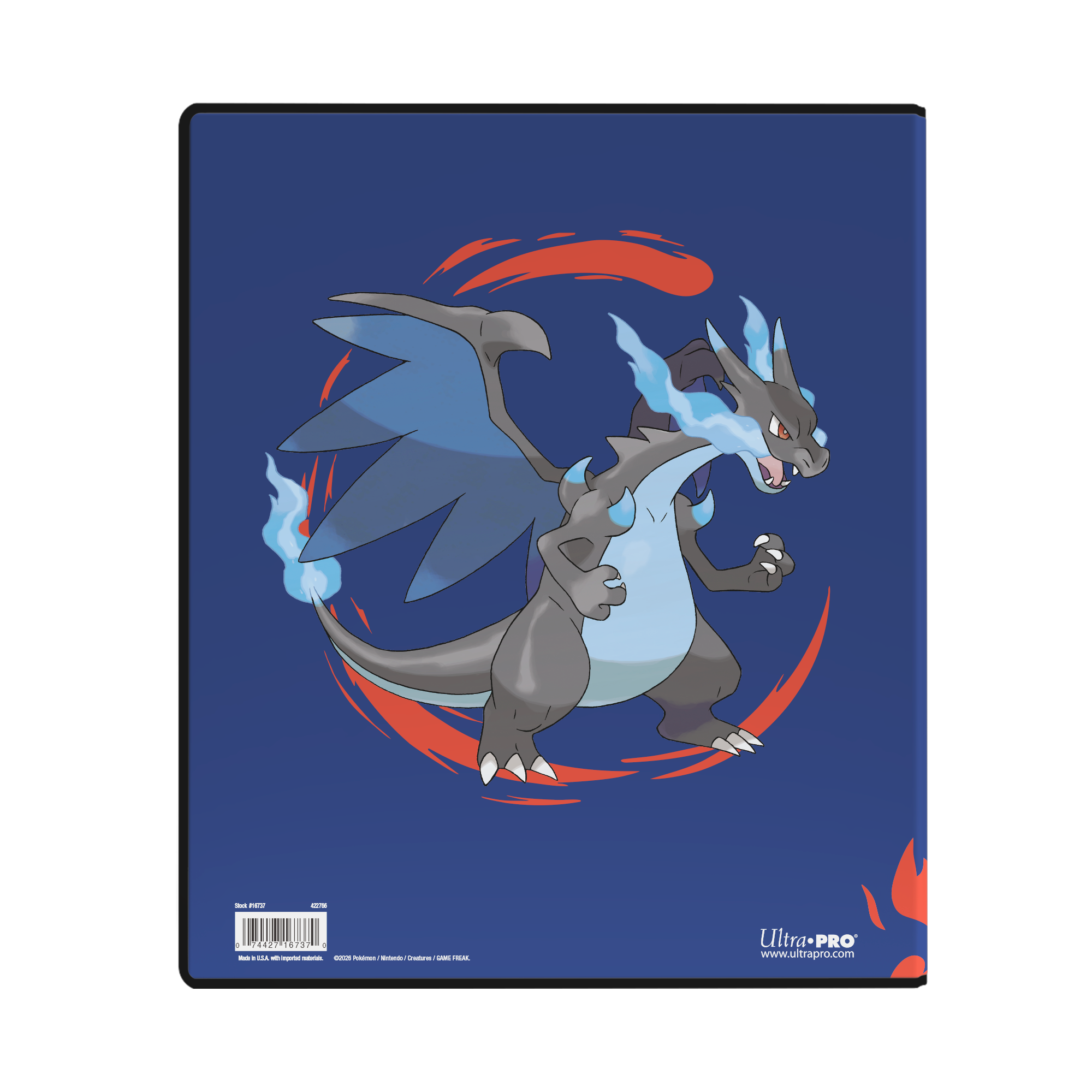 Ultra Pro: Mega Charizard X and Mega Charizard Y - 2" Album für Pokémon TCG