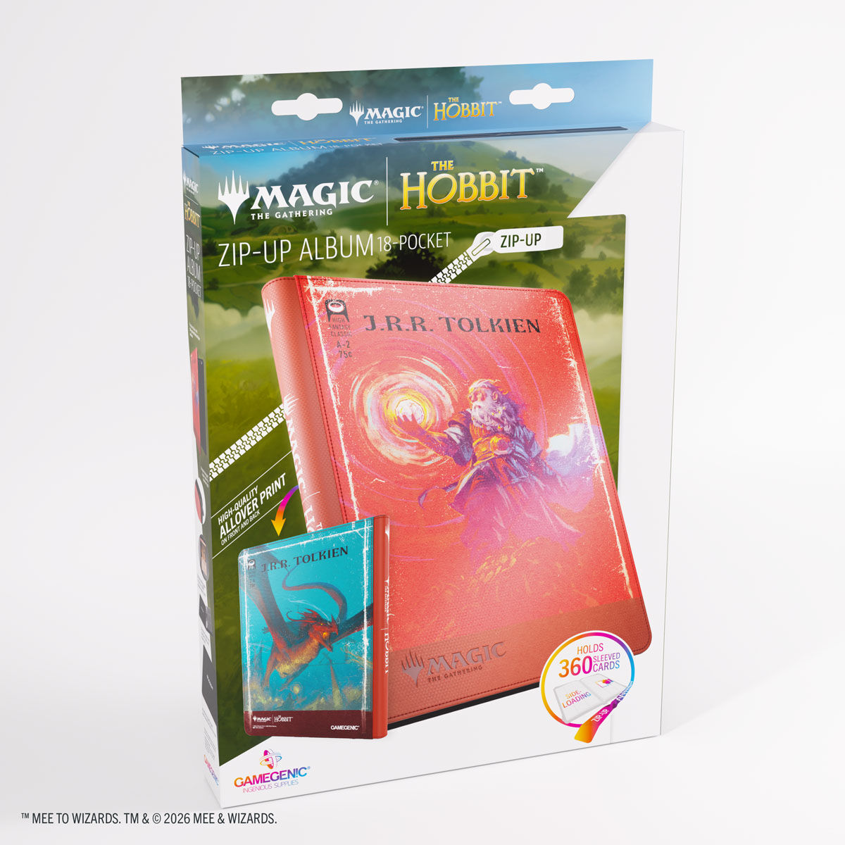Gamegenic | The Hobbit - The Arkenstone / Smaug, Worm of Dread | Zip-Up Album 18-Pocket