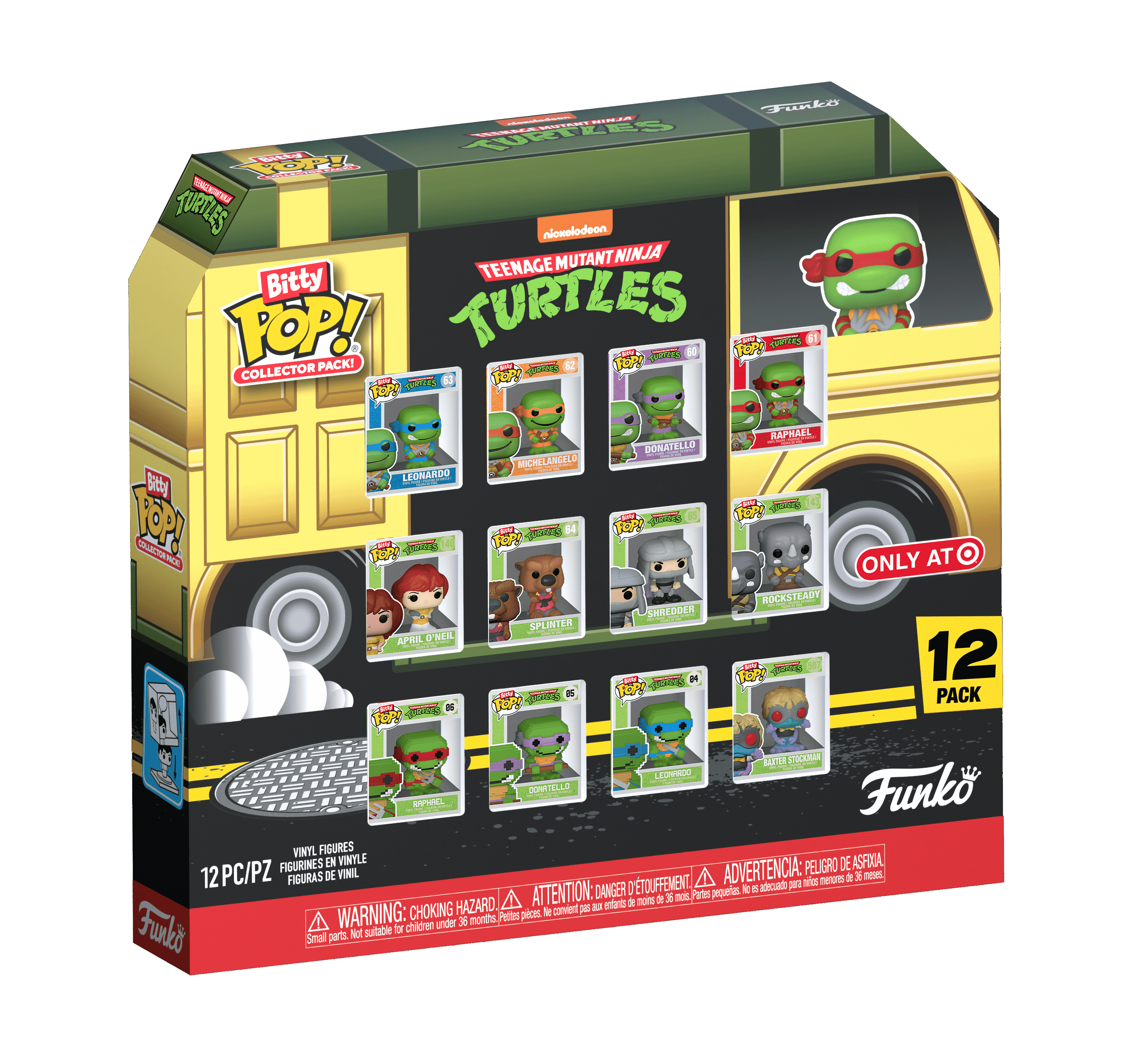 Bitty POP!: Collector Pack - Teenage Mutant Ninja Turtles