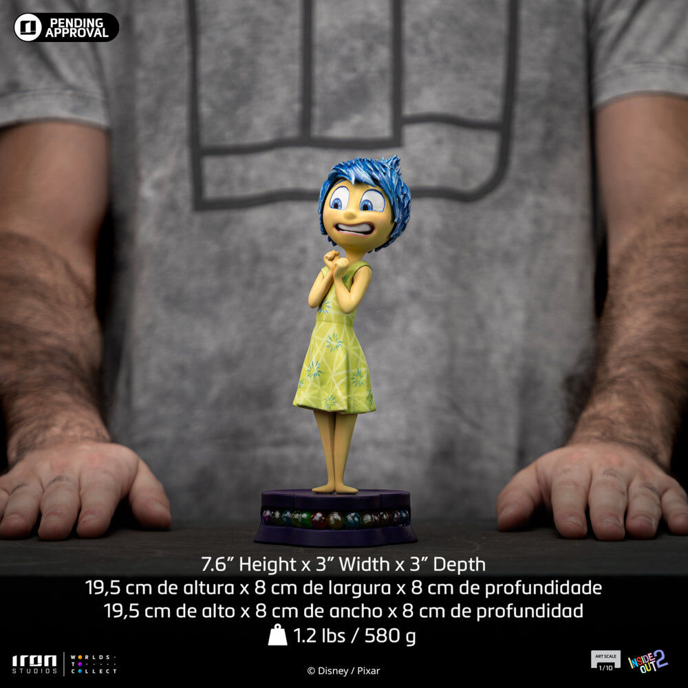 Iron Studios | Joy | Inside Out 2 - Art Scale 1/10
