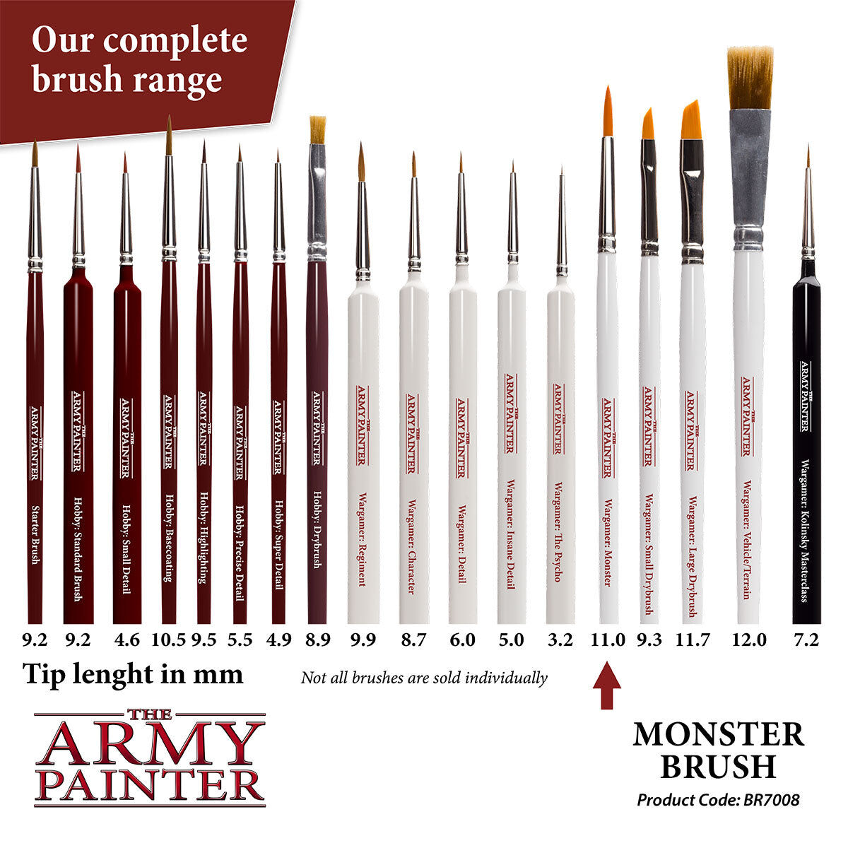 The Army Painter - Monster - Wargamer Brush