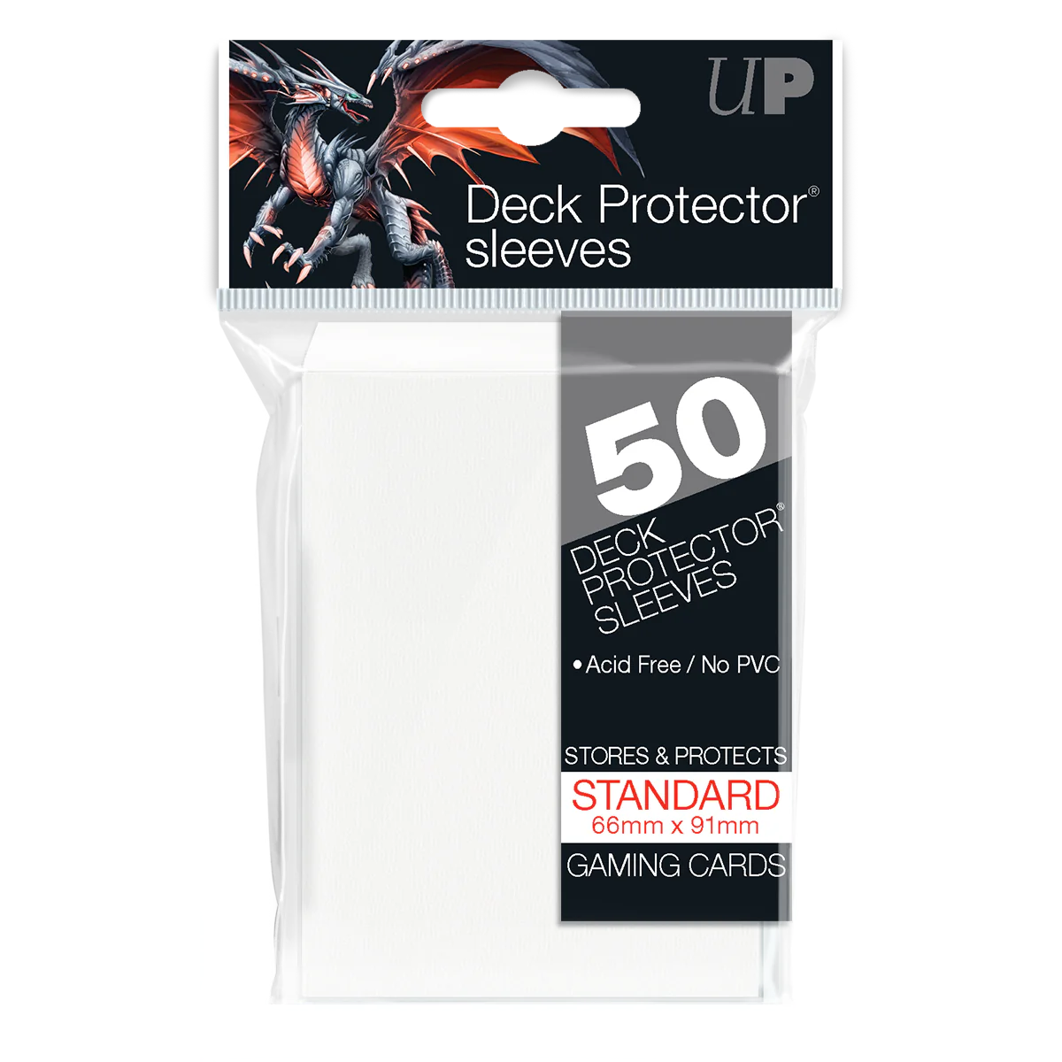 Ultra Pro: PRO-Gloss Standard Deck Protector® Sleeves - 50ct White
