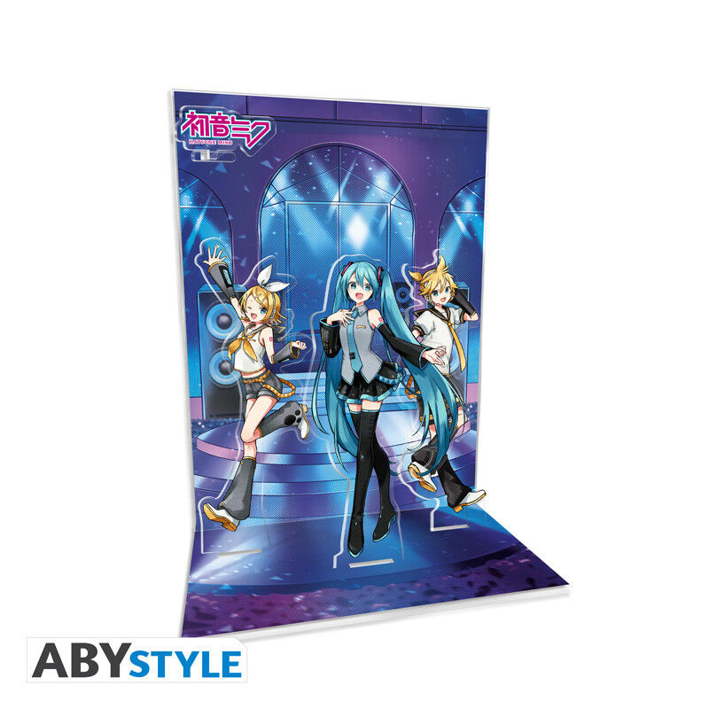 Abysse: Hatsune Miku - Acryl® Diorama - Miku & Friends