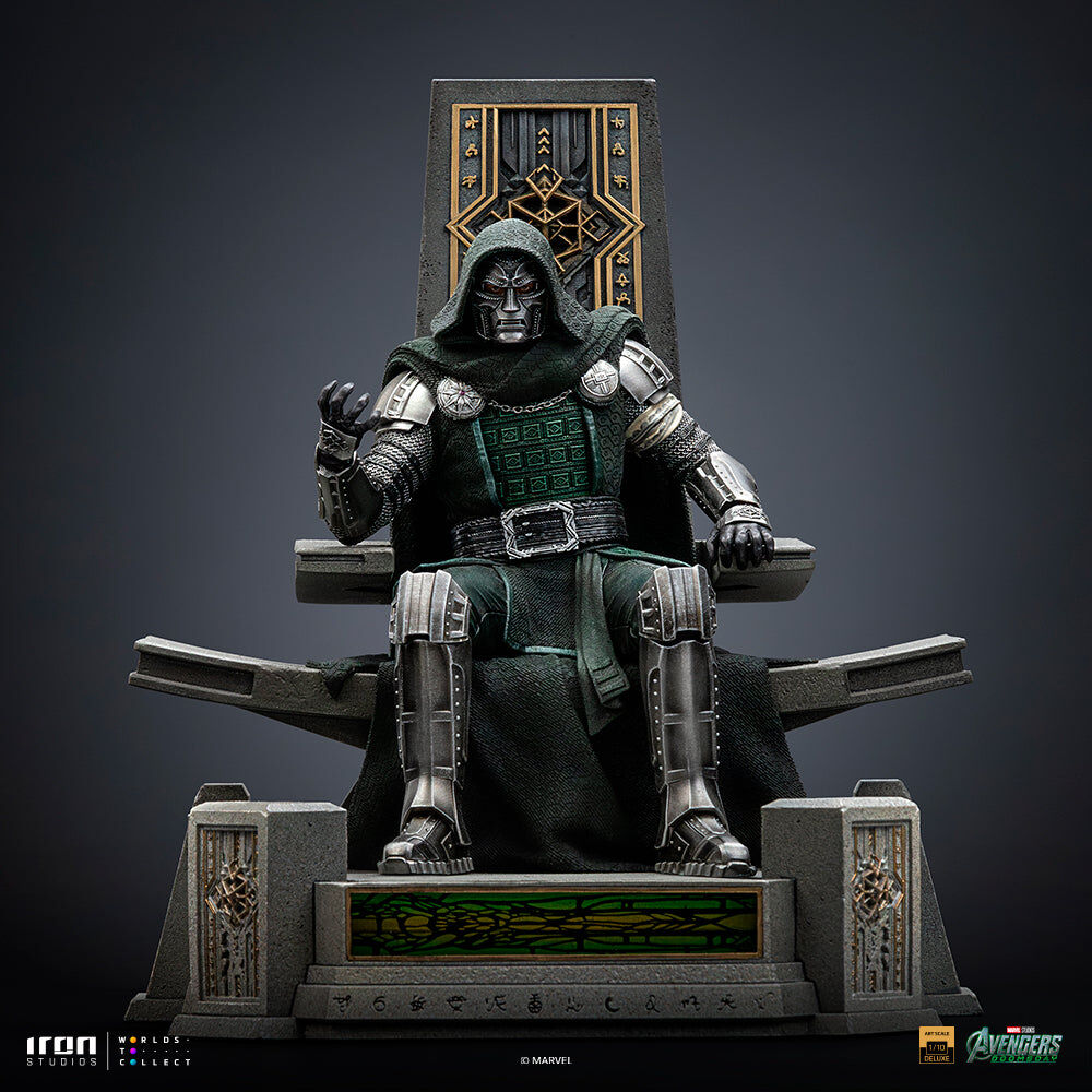 Iron Studios | Doctor Doom on Throne | Avengers: Doomsday - Deluxe Art Scale 1/10