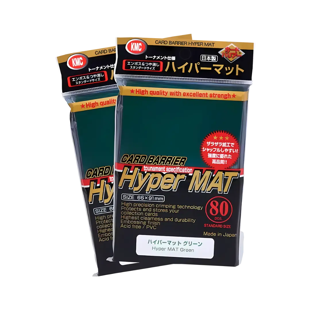 KMC | Standard Sleeves | Hyper Mat Grün (80)