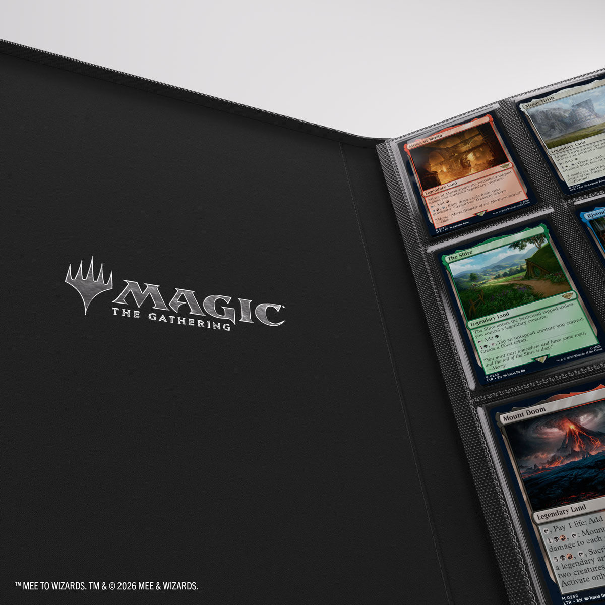 Gamegenic | MTG: The Hobbit - Gollum, Riddle Master / The Lonely Mountain | Zip-Up Album 18-Pocket