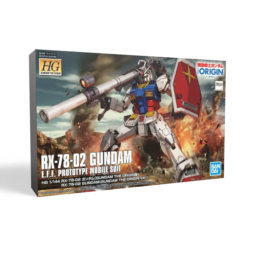Bandai: HG RX-78-02 Gundam (Gundam The Origin Ver.) – Mobile Suit Gundam: The Origin (1/144)