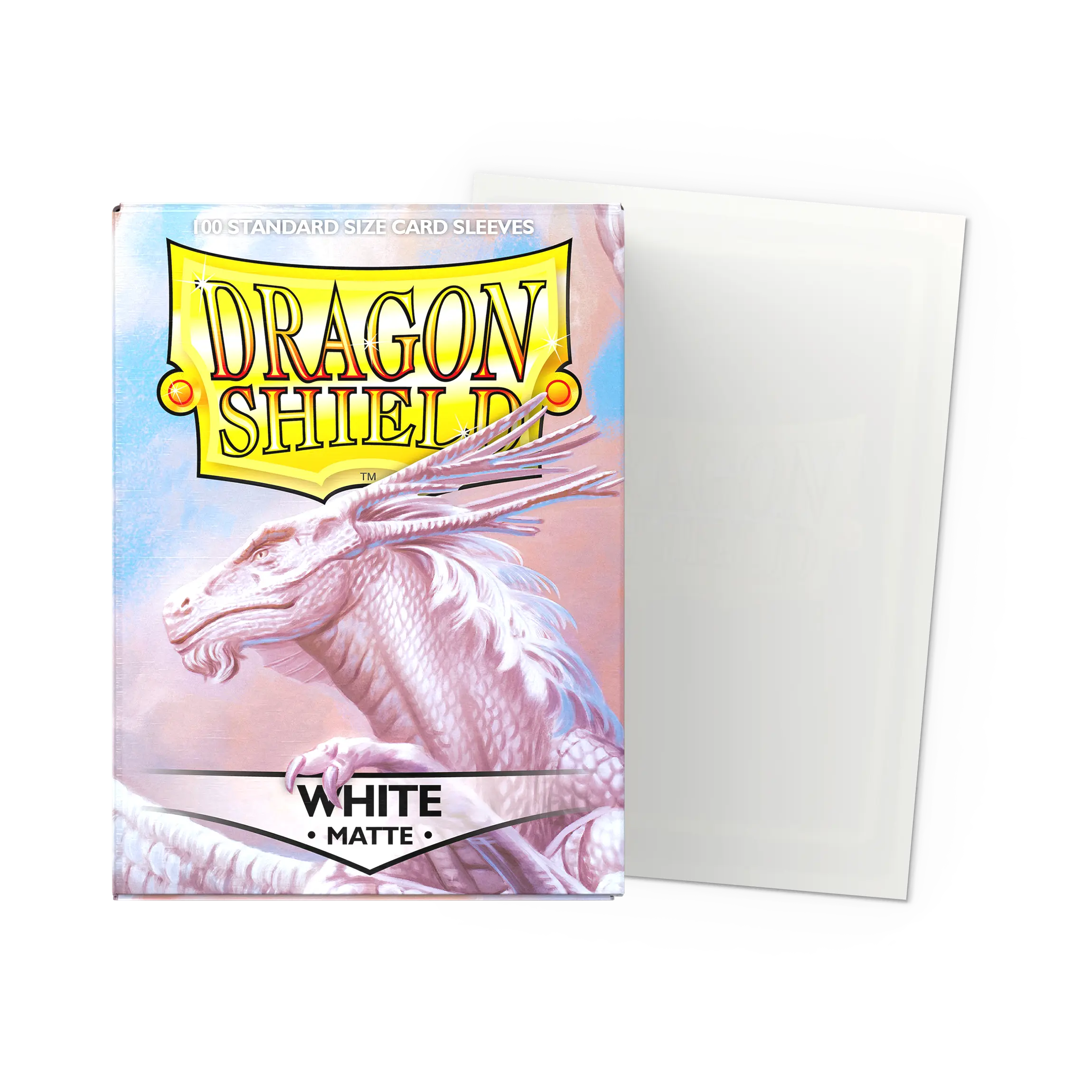 Dragon Shield: White - Matte Sleeves - Standard Size