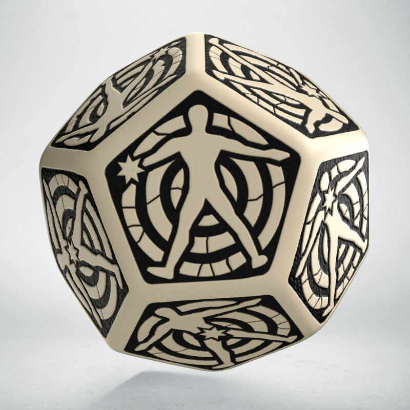 Q Workshop | Beige & Black | D12 Hit Location Die