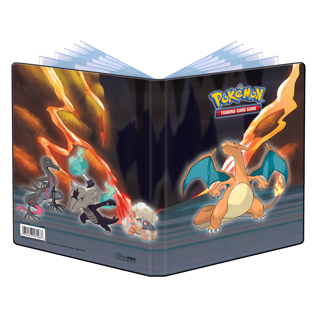 Ultra Pro - Gallery Series: Scorching Summit 4-Pocket Portfolio for Pokémon