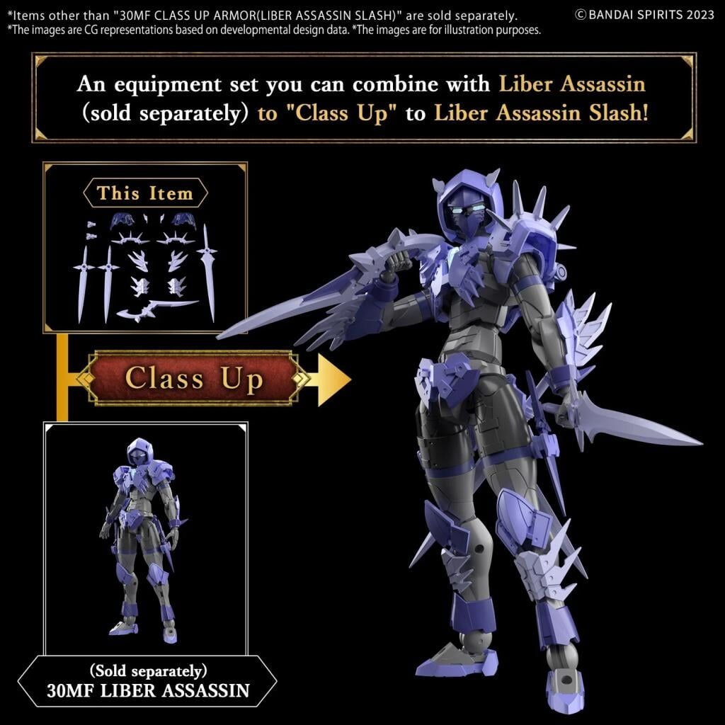 Bandai | 30MF Class Up Armor (Liber Assassin Slash) | (1/144)