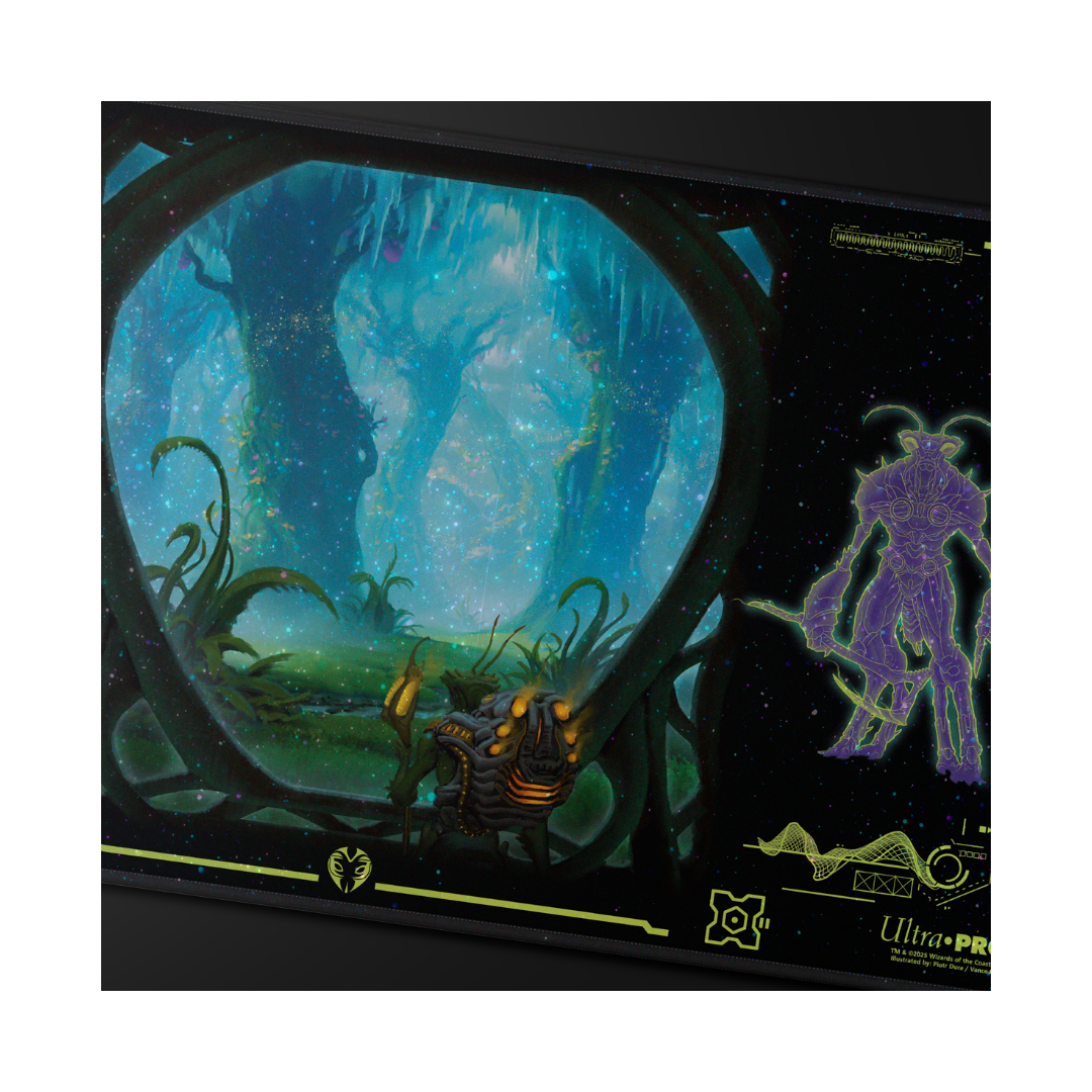 Ultra Pro - Edge of Eternities - Evendo, Waking Haven Holofoil - Playmat for Magic: The Gathering