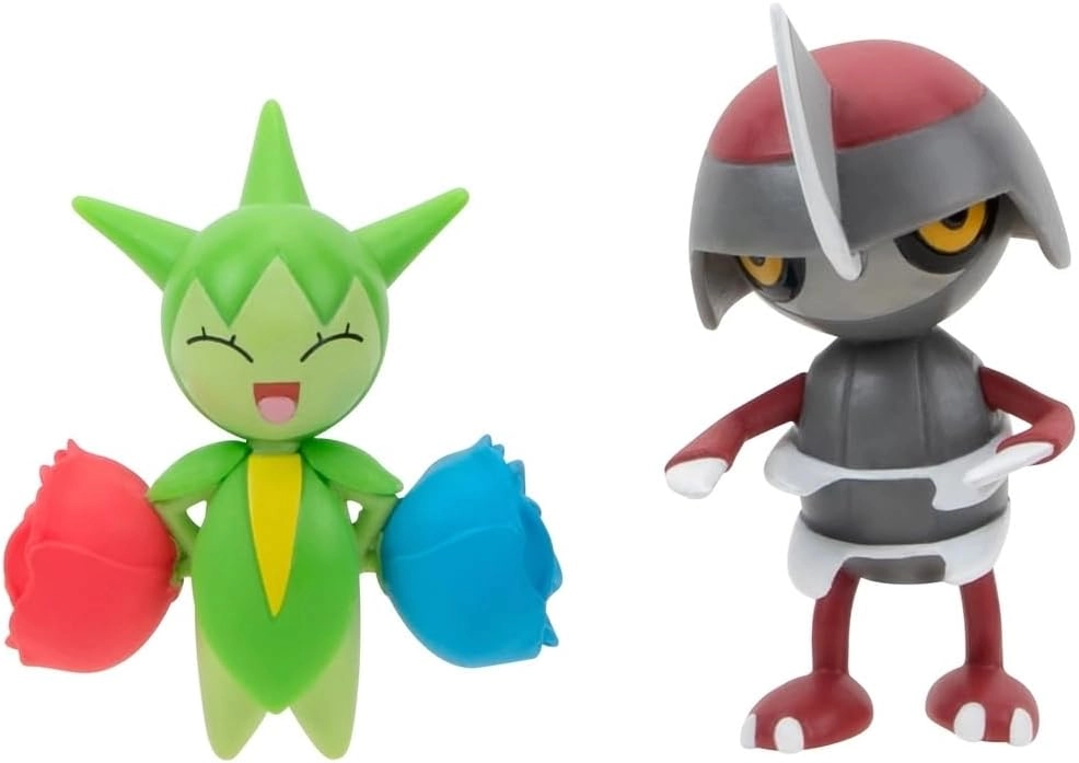 Pokémon | Pawniard & Roselia | Battle Figure 2-Pack