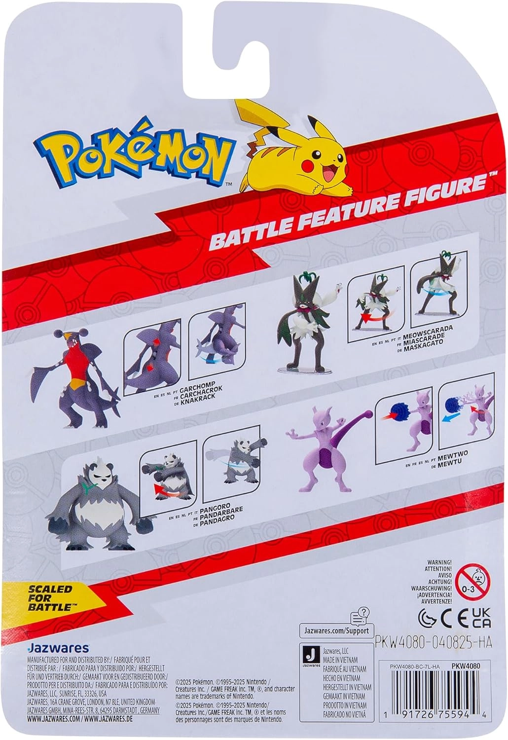 Pokémon | Maskagato | 11,5cm Battle Feature Figure