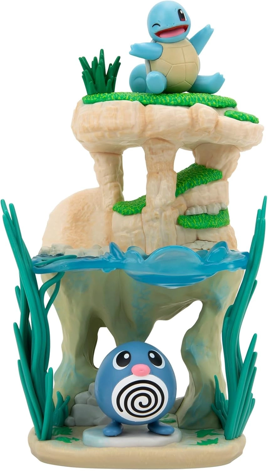 Pokémon | Shoreside Lake mit Quapsel & Schiggy | Select 6" Environment Figure Pack