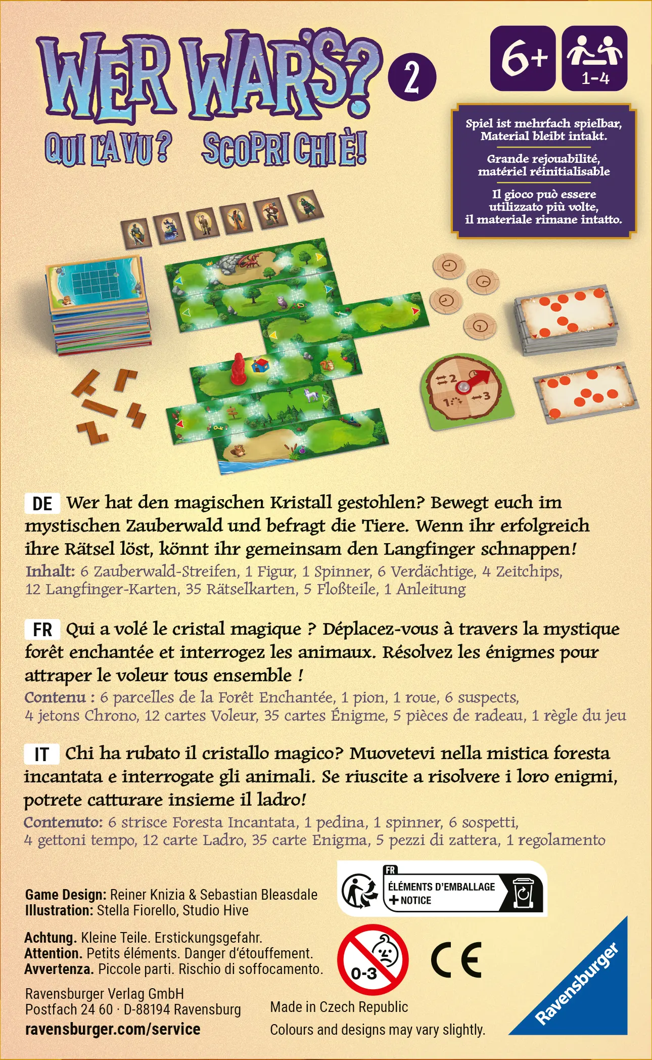 Ravensburger | Wer war's Mystery Kids 2 Im Zauberwald | Mystery